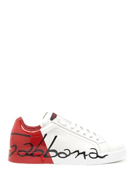 Patent calfskin hotsell portofino sneakers