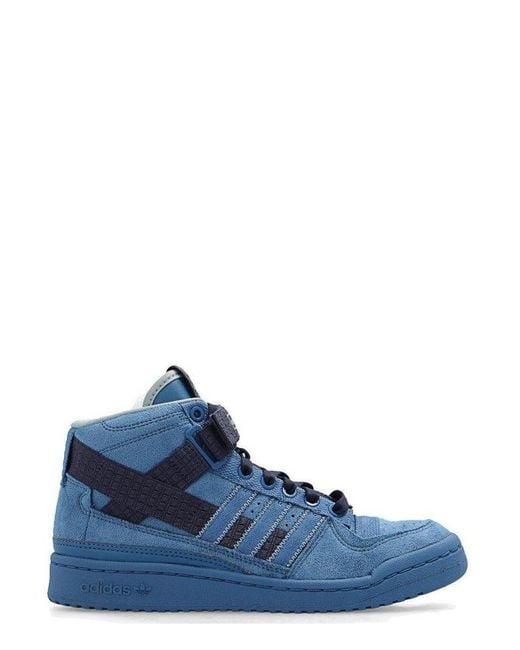adidas Originals 'forum Mid Parley' Sneakers in Blue | Lyst