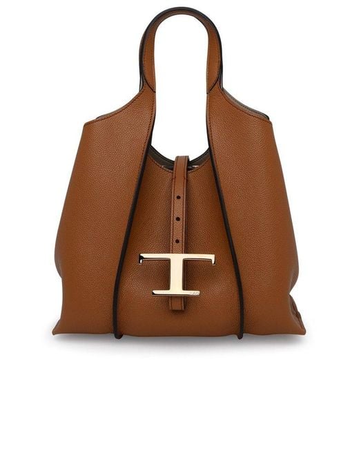 Tod's Brown Borsa Shopping Piccola