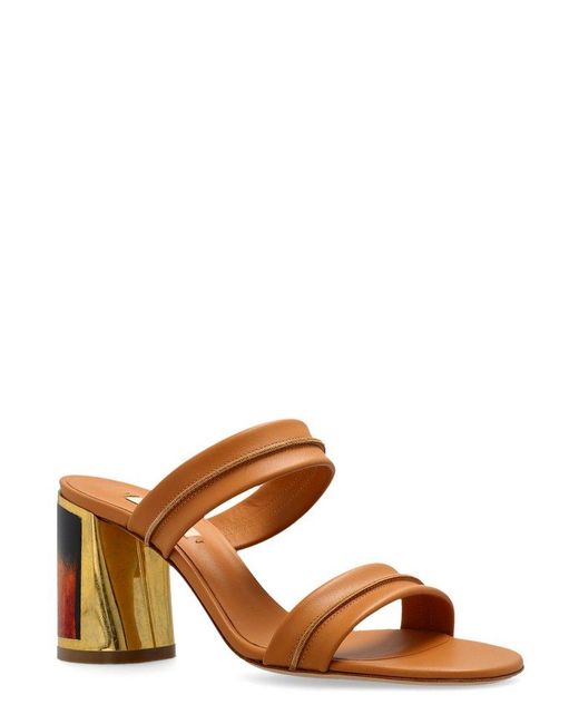Casadei Brown Bighorn Cleo Heeled Sandals