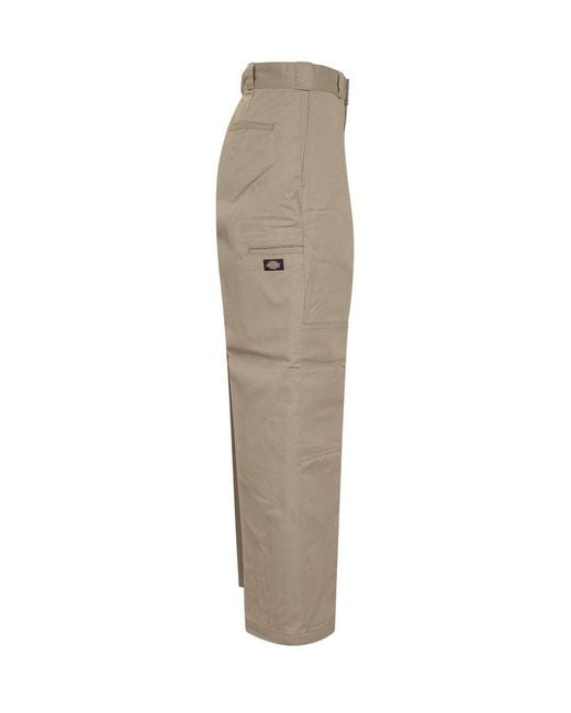 Dickies Natural Double Knee Loose Straight Leg Pants for men