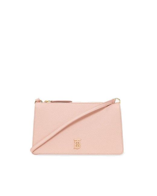 Burberry Pink ‘Tb Mini’ Shoulder Bag