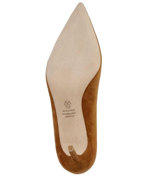 stuart weitzman pointed toe pumps