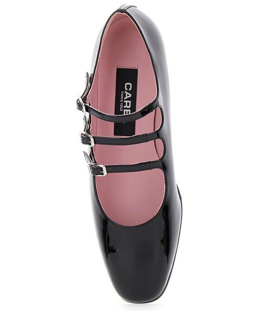 CAREL PARIS Black Paris Ariana Mary Janes Pumps