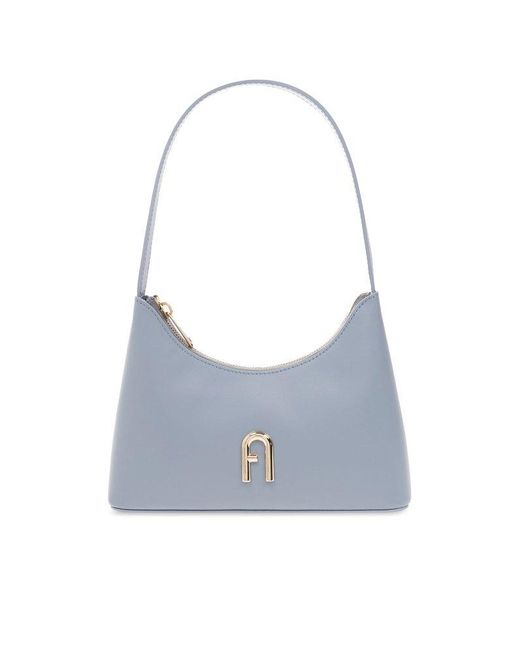 Furla Blue 'diamante Mini' Shoulder Bag,