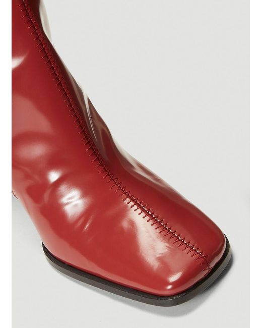 By far deals red boots