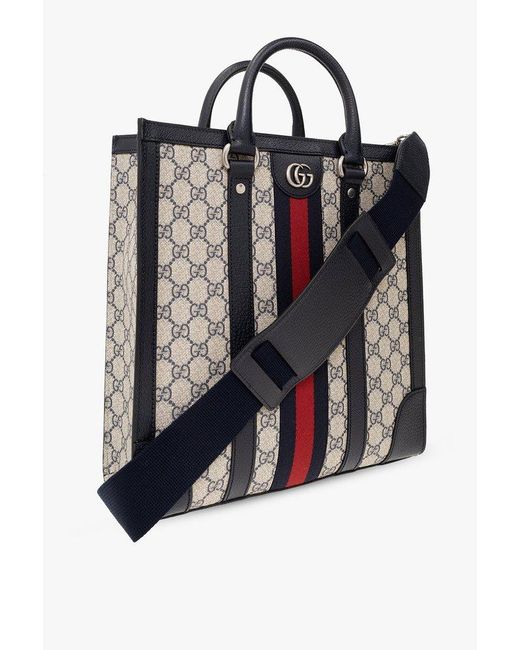 Gucci Black 'ophidia Medium' Shopper Bag for men