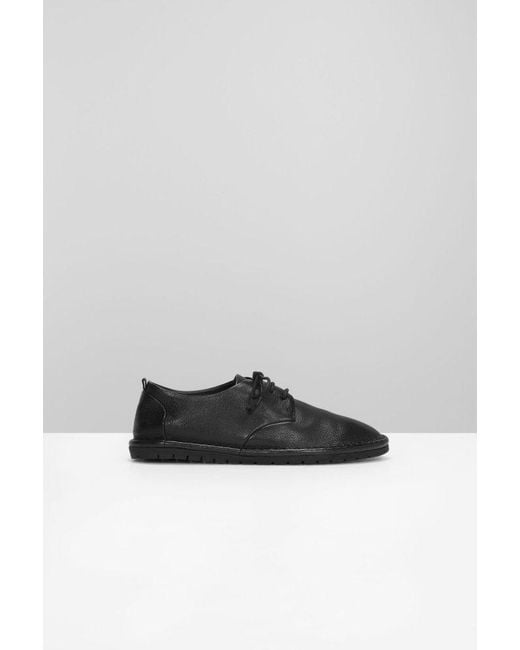 Marsèll Leather Sancrispa Derby Shoes in Black | Lyst