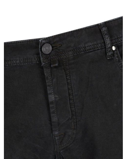 Jacob Cohen Black Trousers for men