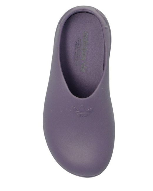 Adidas Originals Purple Adifom Stan Smith Platform Slides