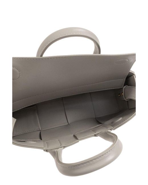 Bottega Veneta Gray Mini East-west Arco Tote Bag