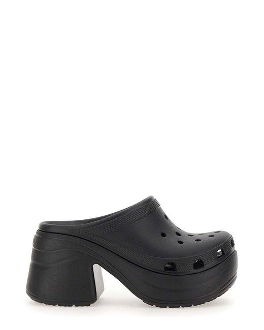 CROCSTM Black Siren High-Heeled Clogs