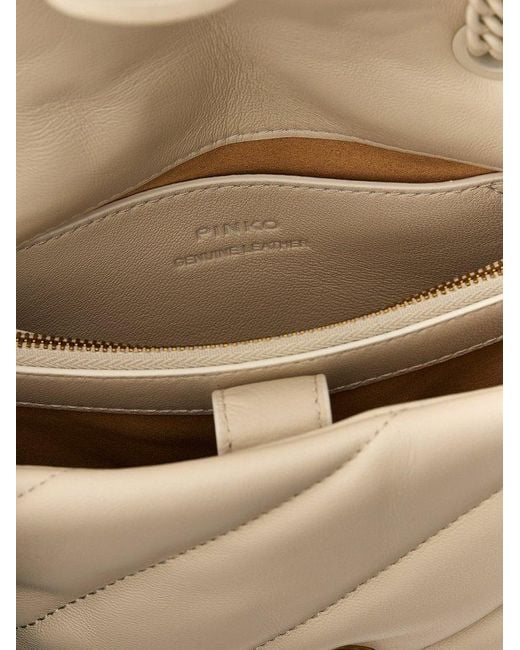 Pinko Natural Shoulder Bags