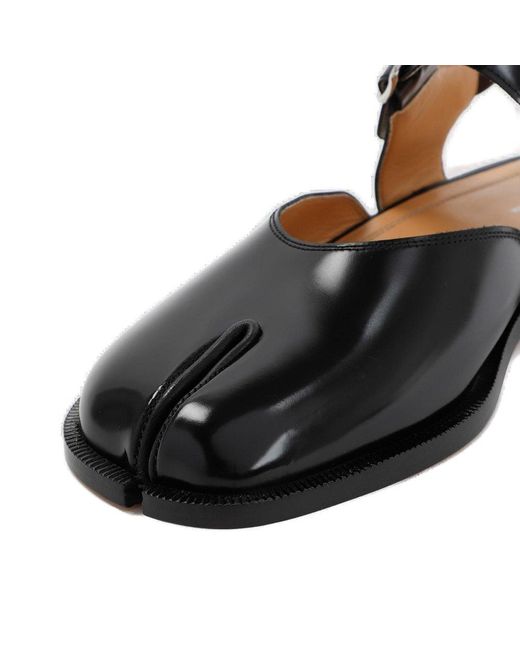 Maison Margiela Black Tabi-toe Buckled Sandals for men