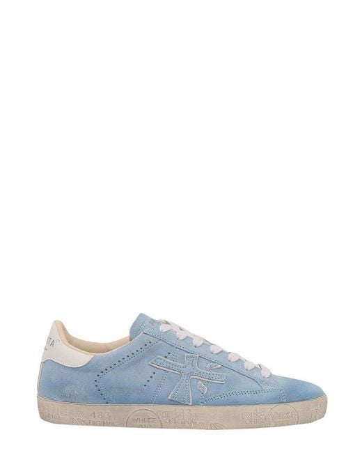 Premiata Blue Stevend Var Lace-Up Sneakers