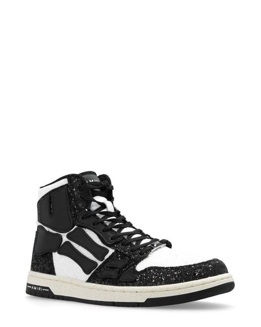 Amiri Black Skel Top-high Sneakers