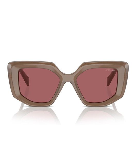 Prada Pink Butterfly Frame Sunglasses