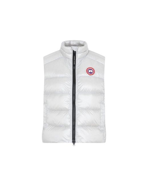 Canada Goose White Cypress Puffer Gilet
