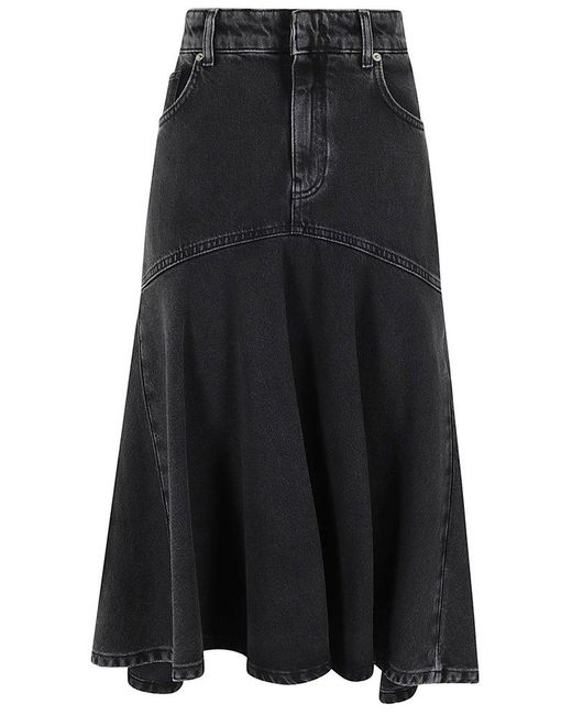 スカート PHILOSOPHY DI LORENZO SERAFINI Woman Skirt Black 01072117 PHILOSOPHY Di LORENZO SERAFINI | Black Women's Midi Skirt | YOOX