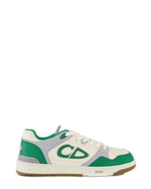Dior Green B57 Dribble Low-Top Sneakers for men
