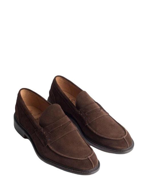 Tricker's Brown James Slip-on Loafers for men