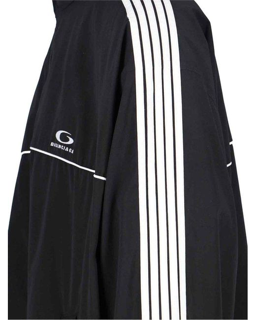 Balenciaga Black Large Tracksuit Jacket for men