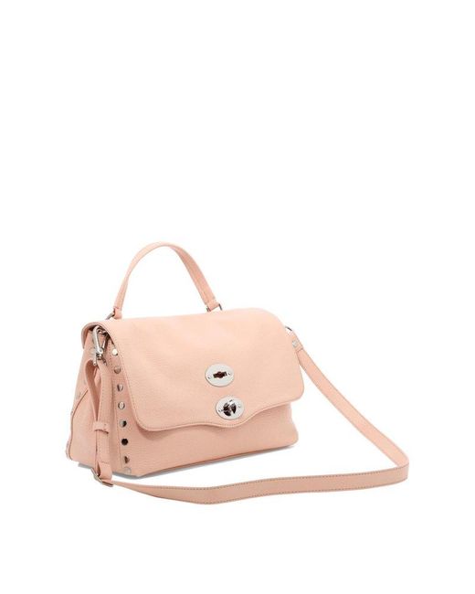 Zanellato Pink Postina S Daily Foldover Top Handbag