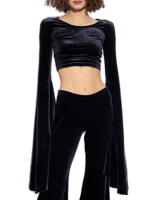Vetements Black Top With Flared Sleeves,