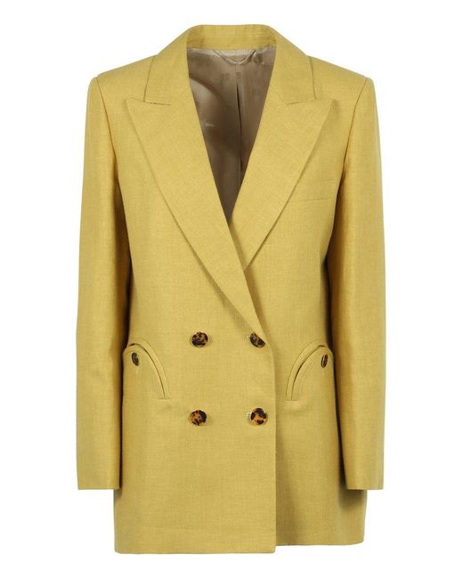 BLAZE Yellow Everyday Double-Breasted Jacket