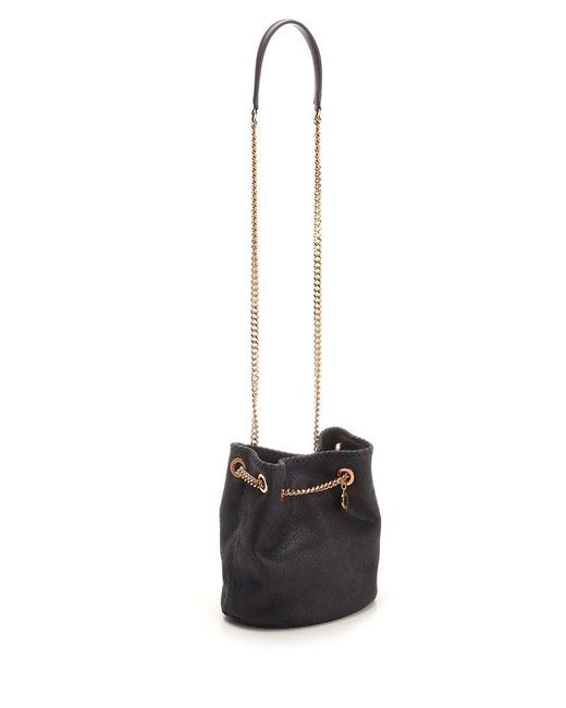 Stella McCartney Black Falabella Chained Crossbody Bag