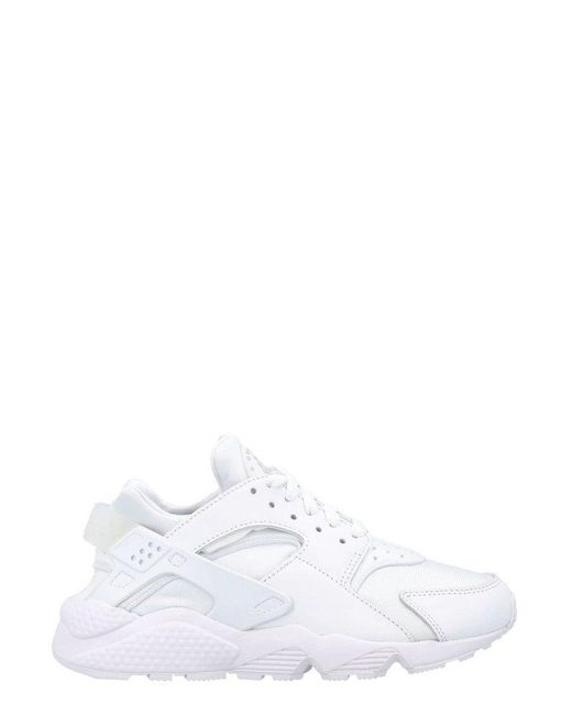 Nike Air Huarache Lace-up Sneakers in White | Lyst