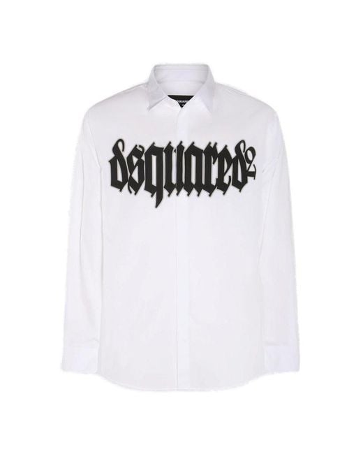 DSquared² White Gothic D2 Shirt for men