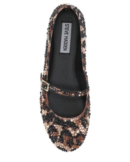 Steve Madden Multicolor Brissa Embellished Flat Shoes