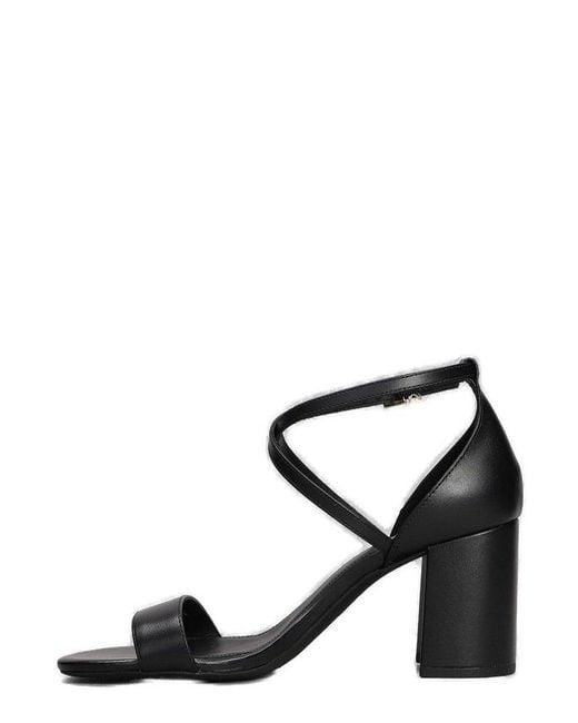 Michael Kors Black Sophie Flex Block Heel Sandals