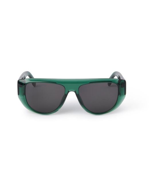 Palm Angels Gray Joshua Rectangle Frame Sunglasses