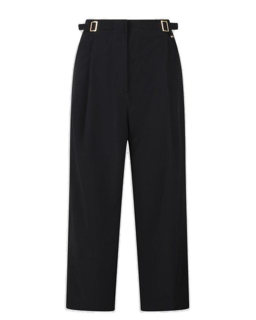 Herno Blue Structures Nylon Trousers