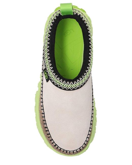 Ugg Green Venture Daze Platform Contrast Stitched Slippers
