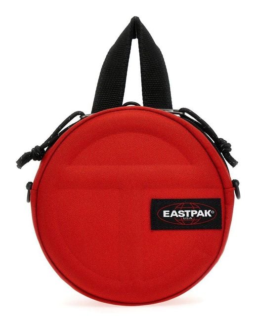 Eastpak Red X Telfar Logo-embossed Zipped Shoulder Bag