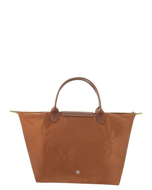 Longchamp Brown Le Pliage Green - Hand Bag M