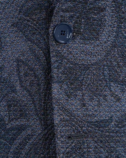 Etro Blue Paisley Jacquard Jacket for men