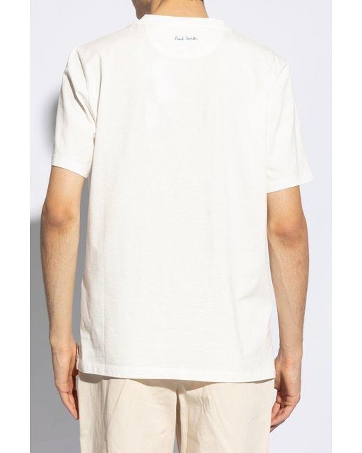 Paul Smith White T-shirt With Print, for men
