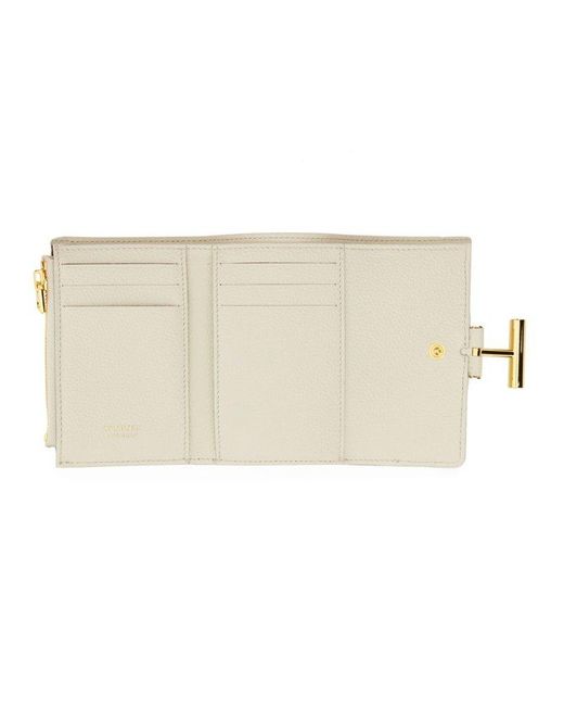 Tom Ford Natural Wallet With Logo