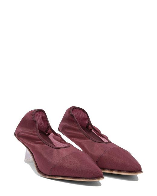 STUDIO AMELIA Red Iris Heel Pumps