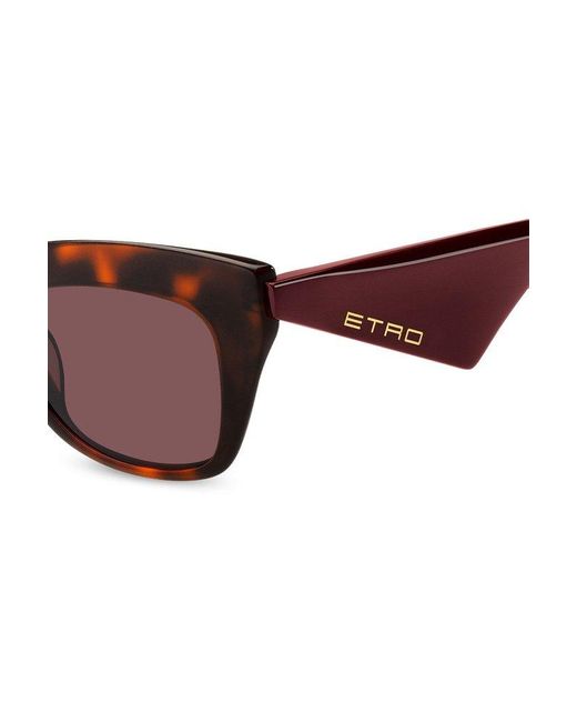Etro Brown Cat-eye Frame Sunglasses