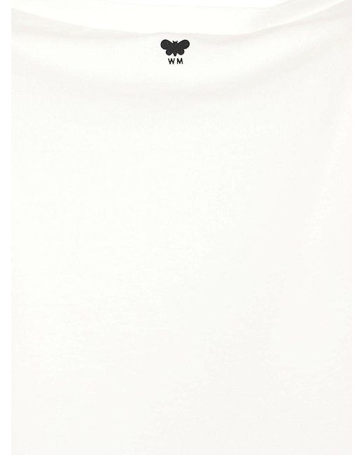 Weekend by Maxmara White Straight-fit Crewneck T-shirt