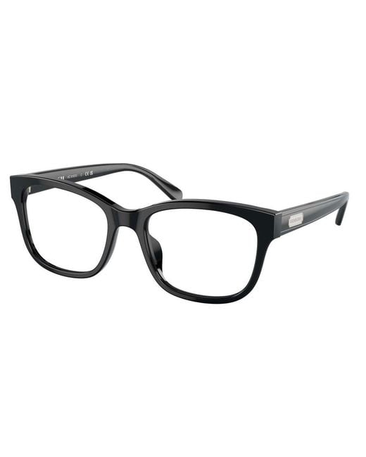 COACH Black Square Frame Glasses