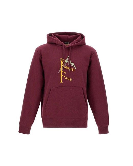 The North Face Red "m Hw Hoodie" Cotton Sweatshirt for men