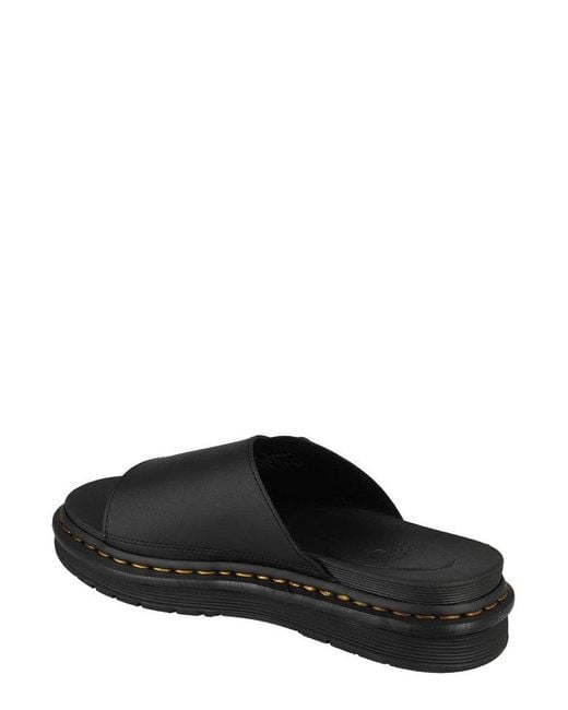 Dr. Martens Black Dax Slip-on Sandals for men