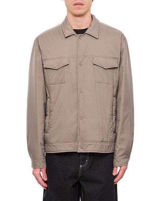 Herno Gray Ecoage Long Sleeved Jacket for men