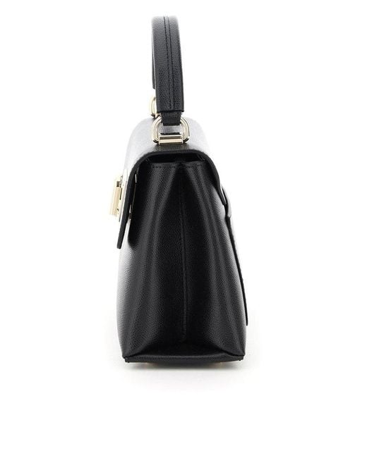 Furla Black 1927 Top Handle Mini Bag